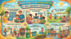 Якою може бути твоя участь у житті шкільної спільноти.