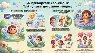 Інфографіка 🌈 Як керувати своїми емоціями🌈