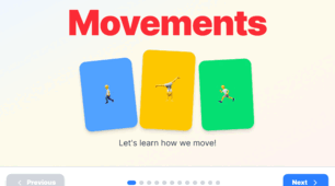 Movements for Kids: Interactive English Lesson for Primary Learners SuperMinds 2 Unit 8