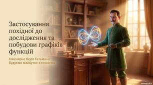 Застосування похідної до дослідження та побудови графіків функцій.
