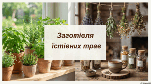Заготівля їстівних трав.