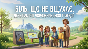 Біль, що не згасає. Презентація до 40 річниці Чорнобильської трагедії + інтерактив + розмальовки