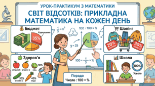 Урок-практикум «Світ відсотків: прикладна математика на кожен день» (5 клас НУШ).
