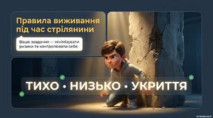Стрілянина. Правила виживання під час стрілянини. Презентація+інфографіка