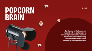 Flipped Lesson - за статтею "Popcorn Brain"