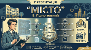 Презентація до роману В. Підмогильного "Місто"