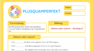 Plusquamperfekt: Bildung und Verwendung