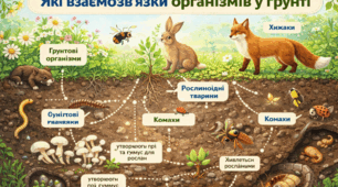 Які взаємозв’язки організмів у ґрунті