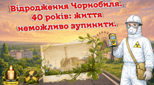 Анімована презентація до 40-х роковин Чорнобильської трагедії "Відродження Чорнобиля. 40 років: життя неможливо зупинити".