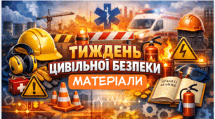 Пакет матеріалів до Тижня цивільної безпеки в освітньому закладі+інтерактивний бонус та воркшит