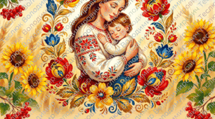 🌻 Зворушлива ілюстрація до Дня матері.