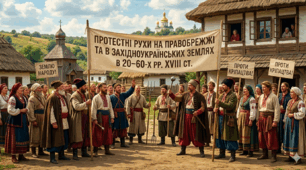 Протестні рухи на Правобережжі та в західноукраїнських землях в 20–60-х рр. XVIII ст.