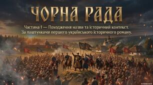 ✨ Анонс Презентація «Чорна рада — перший історичний роман‑хроніка»