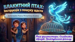 Роль фантастики. Символіка образів. Трактування фіналу.Інтерактивна презентація до п’єси-феєрії «Блакитний птах» Презентація+Робочий аркуш