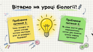 Статеві клітини. Запліднення. 8 клас НУШ