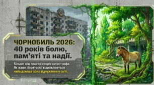 Чорнобиль: 40 років болю, пам'яті та надії
