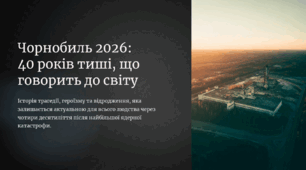 Чорнобиль 2026: 40 років тиші, що говорить до світу» — Ювілейна інтерактивна презентація до Дня пам’яті Чорнобильської трагедії