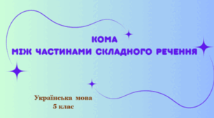 Кома між частинами складного речення. – Вікторина (правда/неправда)
