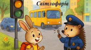 Анімаційний ролик Пригоди зайчика Степанчика в Місті Світлофорів