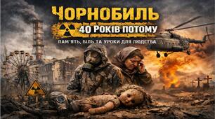Чорнобильська катастрофа: 40 років потому ... Пам'ять, біль та уроки для людства , Презентація+розтяжка+відео
