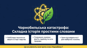 Презентація "Чорнобильська катастрофа: складна історія простими словами" (5-9 класи)
