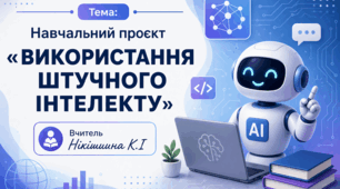 Навчальний проєкт «Використання штучного інтелекту» 7 клас