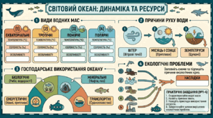Робочі аркуші «Світовий океан»