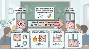 Пазл "Перший закон термодинаміки"