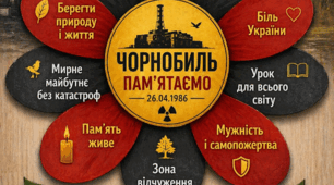 26 квітня - ЧОРНОБИЛЬСЬКА ТРАГЕДІЯ Квітка пам’яті Чорнобиля