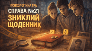 Психологічна гра  «СПРАВА №21: ЗНИКЛИЙ ЩОДЕННИК»