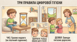Конспект заняття "Цифрова гігієна для малят. Подорож у світ ґаджетів: як дружити з «Чарівним віконцем» безпечно"..