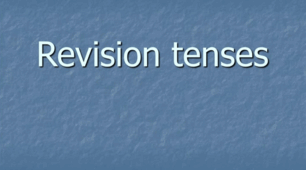 REVISION OF TENSES (Past Continuous  / Past Perfect )
