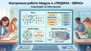 Контрольна робота: Модуль 4: «ЛЮДИНА - ОБРАЗ» Тема: «Україна майбутнього»