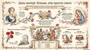 Інфографіка «День матері: Більше, ніж просто свято».