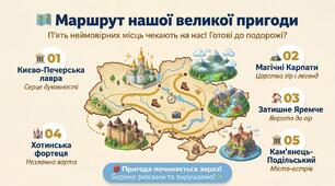 Екскурсія-подорож легендарними місцями нашої країни-Києво-Печерська Лавра, Кам’янець-Подільська твердиня, Хотинська фортеця, Яремче та Карпати (60 слайдів)Табір 2026