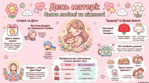 Інфографіка «День матері: Більше, ніж просто свято».