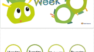 Інтерактивна презентація "Days of the Week" (Дні тижня англійською)
