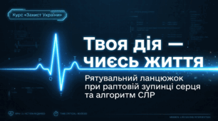 Рятувальний ланцюжок при раптовій зупинці серця. Алгоритм дій