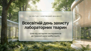 24 квітня - Всесвітній день захисту лабораторних тварин