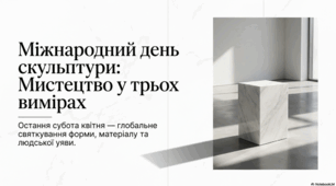 25 квітня - Міжнародний день скульптури