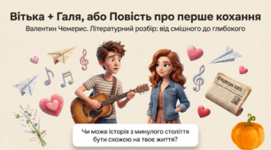 " Вітька+ Галя, або Повість про перше кохання". Валентин Чемерис
