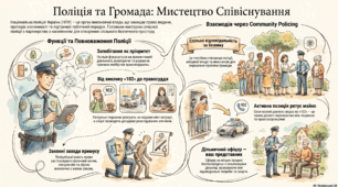 Правоохоронні органи і людина. Інфографіка (4 шт.)