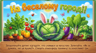 Презентація "На веселому городі." Логіко-математичний розвиток. Середня група.