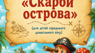 Піратський квест: «Скарби острова» (для дітей середнього дошкільного віку)