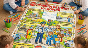 МЕГАРОЗМАЛЬОВКА «БЕЗПЕЧНА ДОРОГА» 🚦