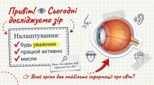 Зорова сенсорна система. Око. 8 клас НУШ