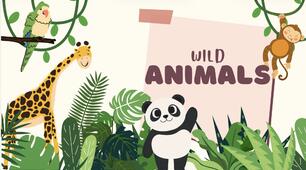 Wild Animals / Дикі тварини — презентація з лексики для рівня (A1)