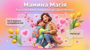 Презентація до Дня матері "Мамина магія" з інтерактивними завданнями  (1–4 класи) + розмальовки