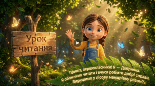 Інтерактивний урок читання: «За добро добром віддячують. Лісова казка»