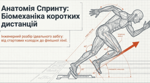 Біг на короткі дистанції. Легка атлетика.